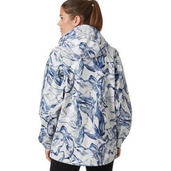 Helly Hansen grey/blue loke shell jacket size L - Picture 2 of 14